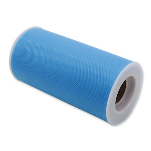ROTOLO TULLE H.CM.12.5 x 25 MT. AZZURRO BIGPARTY