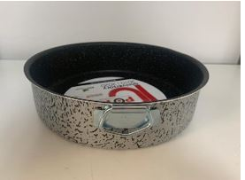 TORTIERA GREYSTONE ALTA CON ANELLO CM.36 POT