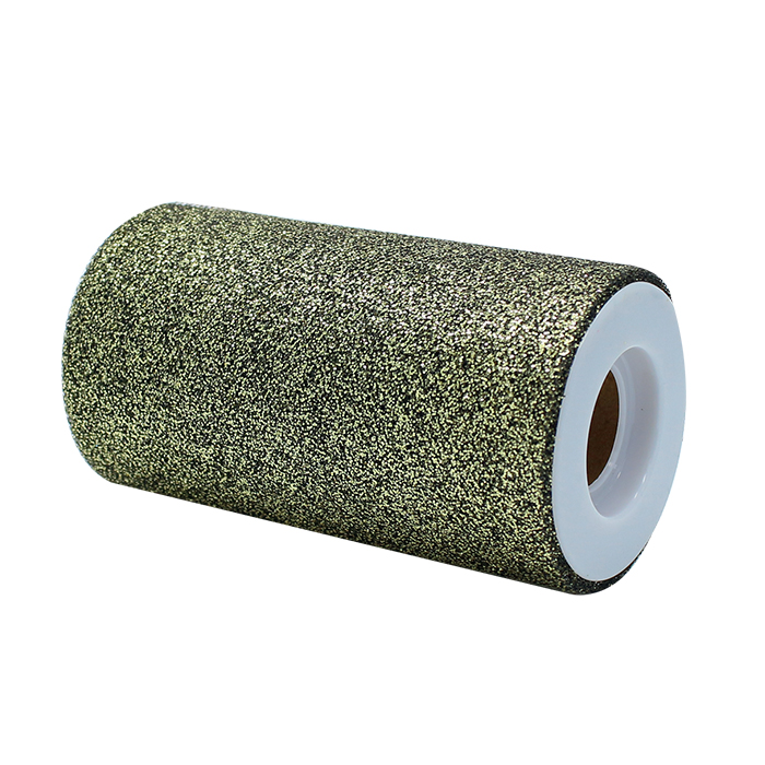 ROTOLO TULLE GLITTER H.CM.12.5 x 25MT. PRESTIGE GOLD