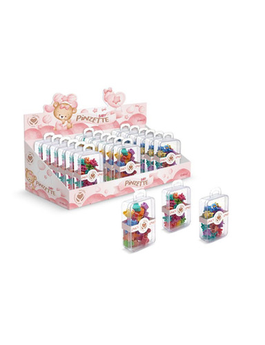 CAPELLI PINZA PER CAPELLI POLIPO MINI COLOR CONF.24PZ. 02023 SETABLU