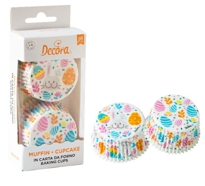 DOLCI PIROTTINI PASQUALI DECORO OVETTI 50x32MM CONF. 36PZ. 0339877 DECORA