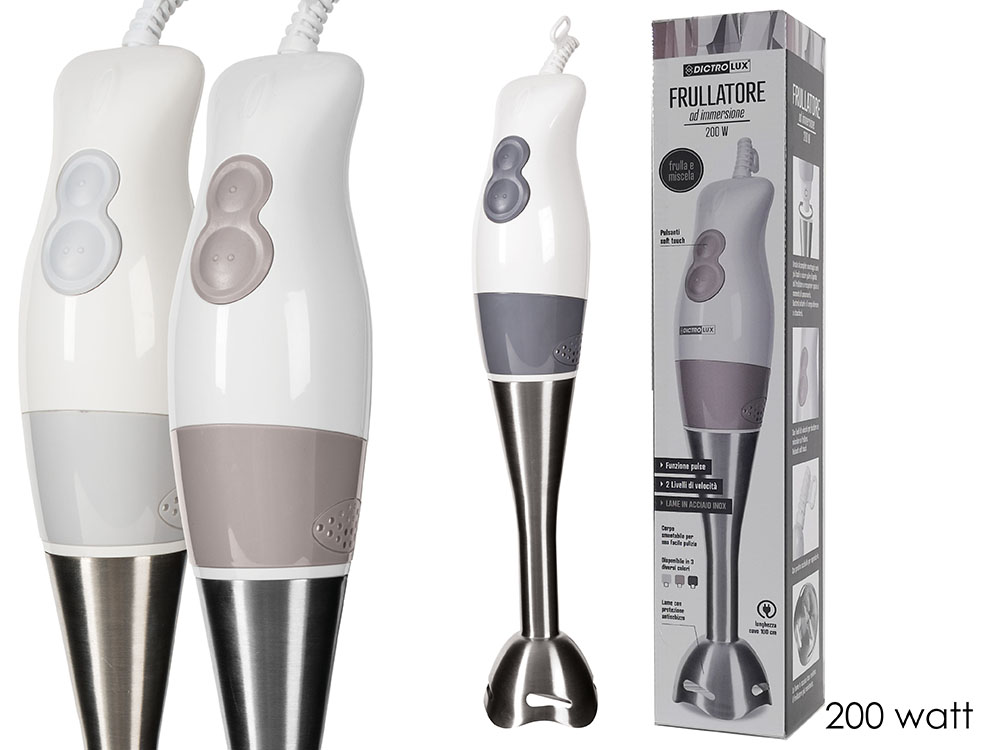 FRULLATORE A IMMERSIONE 200W 2 VELOCITA' 875802 DICTROLUX