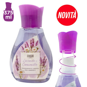 DEODORANTE AMBIENTE LIQUIDO 375ML. LAVANDA E CAMOMILLA IRGE