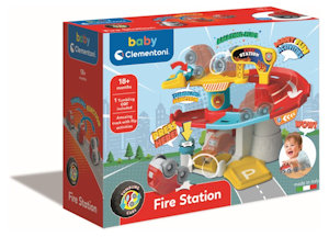 BABY GIOCO GARAGE STAZIONE POMPIERI 18+ MESI 17559 CLEMENTONI