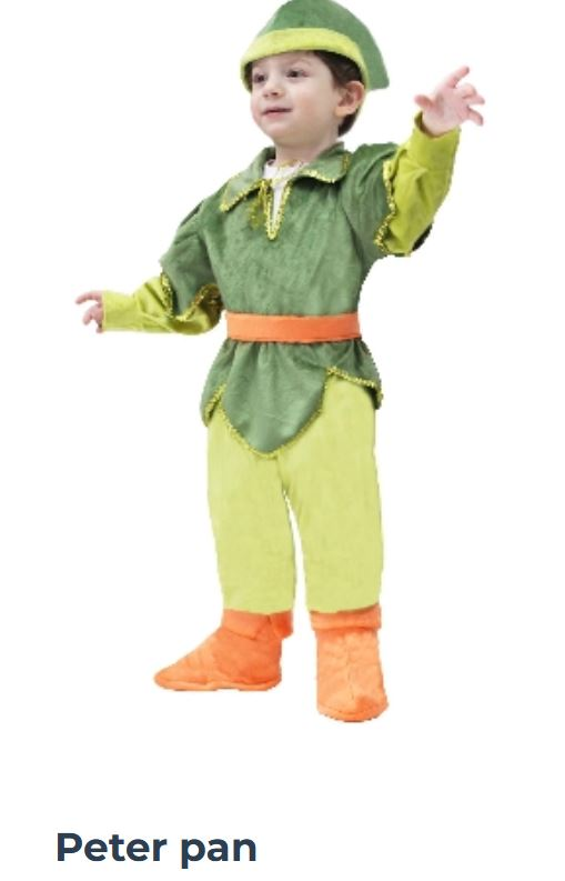 COSTUME BABY 13/18 MESI  PETER PAN DI PEGASUS 2041