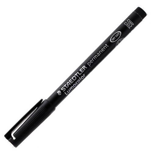 PENNARELLO STAEDTLER LUMOCOLOR 317 PUNTA M NERO pezzi 10