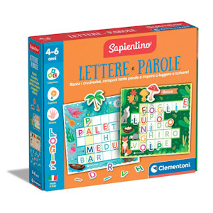 SAPIENTINO LOGIC LETTERE E PAROLE 4-6 ANNI 16872 CLEMENTONI