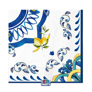 GENERICO AMALFI TOVAGLIOLI CM.33x33 CONF.16PZ.. BIGPARTY