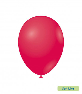 PALLONCINI 12 POLLICI CM.30 ROSSI 129 PASTELLO CONF.50PZ. SOFTLINE