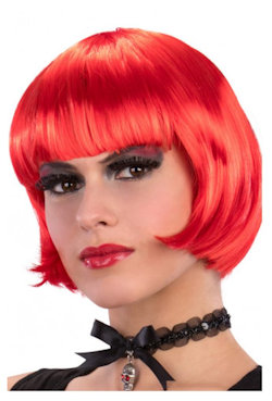 ACCESSORI TESTA PARRUCCA CASCHETTO LOVELY ROSSA 2208