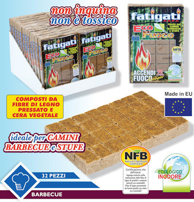ACCENDIFUOCO ECOLOGICO 32PZ FATIGATI