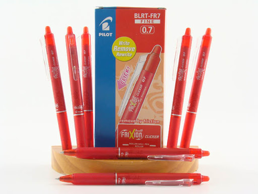 PENNA CANCELLABILE PILOT FRIXION CLICKER ROSSO pezzi 12