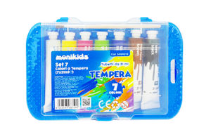 TEMPERA DA 7 TUBETTI  DA 21 ML. MONIKIDS NIKOFFICE