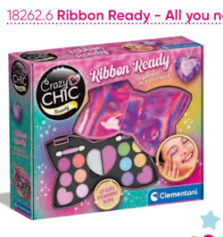 BELLEZZA CRAZY CHIC MAKE UP OMBRETTI TROUSSE NEW FIOCCO 18262 CLEMENTONI