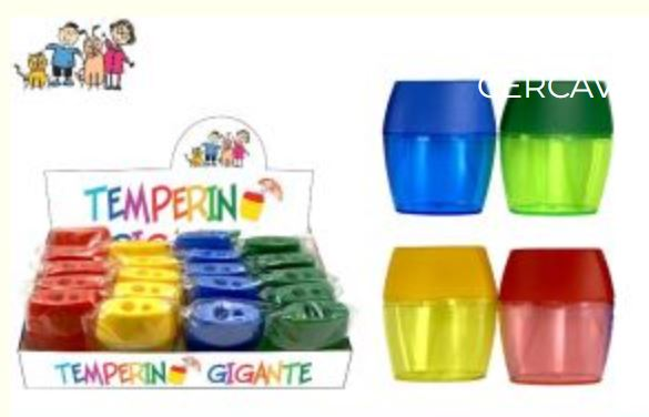 TEMPERINO CONTENITORE 2 FORI IN PLASTICA EOLD. PEZZI 24