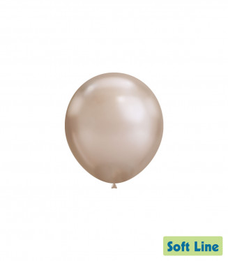 PALLONCINI 5 POLLICI CHROME CM.13 CHAMPAGNE 119 CONF.100PZ. SOFT LINE