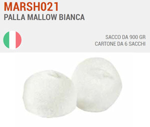 MARSHMALLOW PALLINE GOLF BIANCHE CONFEZIONE 900GR. BONBY