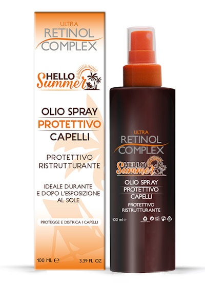 PROTEZIONE CORPO RETINOL OLIO SPRAY PROTETTIVO CAPELLI CONF.100ML.