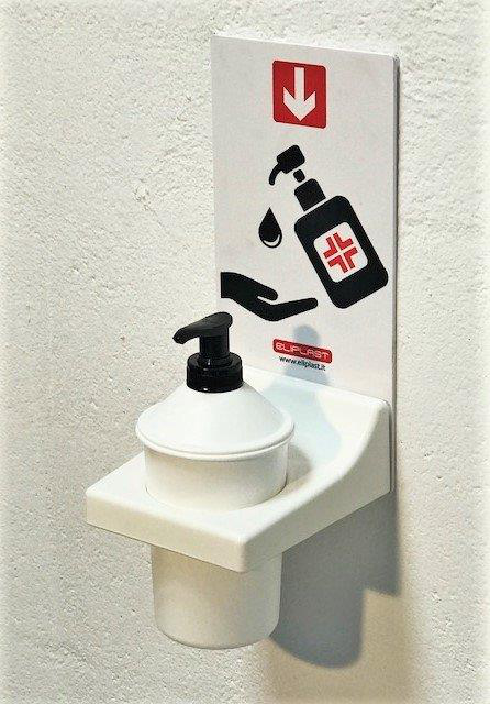 GEL IGIENIZZANTE SOLO PORTA DISPENCER DA MURO ELIPLAST