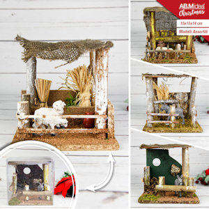 SCENARIO ANIMALI CON CON RECINTO CM.15x15x14 IDEA'S