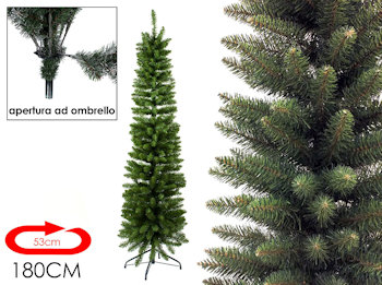 ALBERO CLASSICO SLIM MONVISO CM.180 RAMI 329 422307 GENERAL