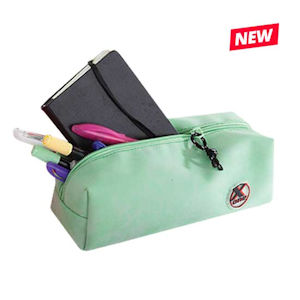 BUSTINA 1 ZIP TOMBOLINO IN TESSUTO XXL CM.22x7x9 COLOR 32NIK217 NIKOFFICE