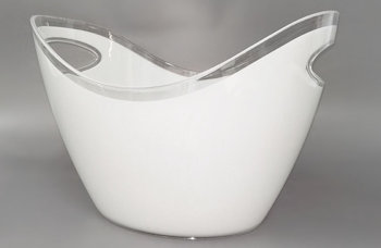 CESTELLO PORTA GHIACCIO IN PLASTICA OVALE CM.19x20x27 DUESSE