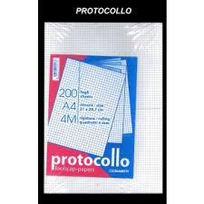 FOGLI PROTOCOLLO QUADRETTO 5MM 60gr. RISMA 200ff.