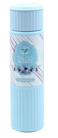 TALCO PROFUMATO SETABLU 125GR IN BARATTOLO CHARMING