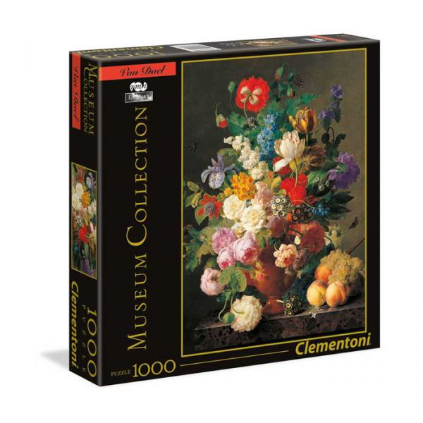 PUZZLE 1000 MUSEUM VASO DI FIORI 94928 CLEMENTONI