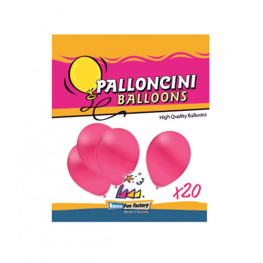 PALLONCINI 10 POLLICI CM.26 CONF. 20PZ. FUCSIA