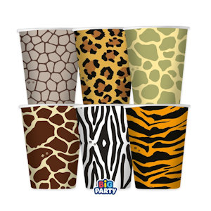 GENERICO ANIMALIER BICCHIERI CC.250 CONF.6PZ. BIGPARTY