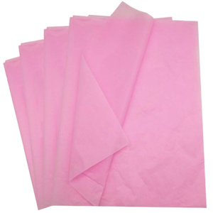 CARTA VELINA IN FOGLI CONFEZIONE 24FF CM.50x76 DA 20GR. ROSA