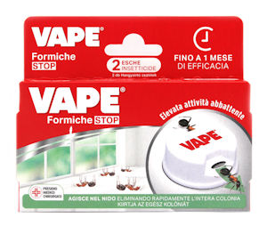 PROTEZIONE AMBIENTE VAPE ESCA FORMICHE CONF. 2PZ.