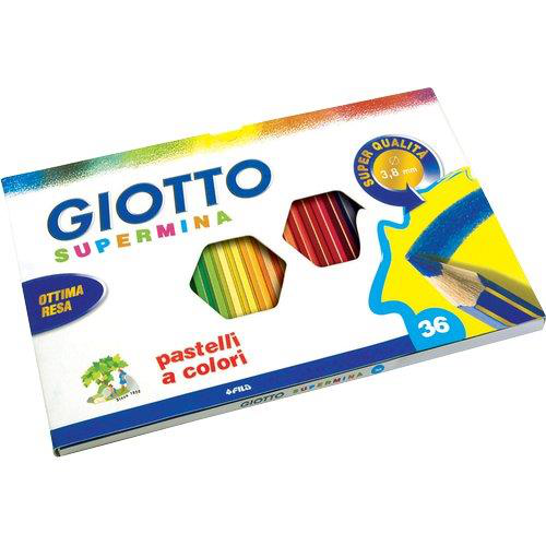 PASTELLI IN LEGNO SUPERMINA DA 36 GIOTTO
