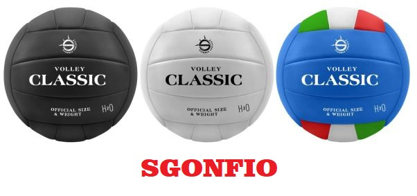 PALLONE BEACH VOLLEY CUOIO CLASSIC N.5 SGONFIO 35045