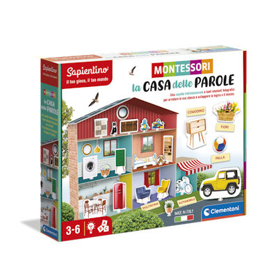 SAPIENTINO MONTESSORI LA CASA DELLE PAROLE 3-6 ANNI 16343 CLEMENTONI