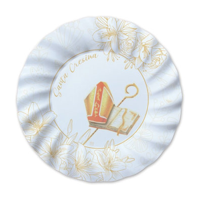 CRESIMA SIMBOLI PIATTI CM.25 CONF.8 PZ. BIGPARTY