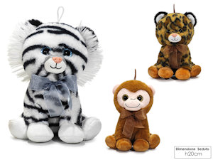 PELUCHE ANIMALI SAVANA CM.20 721647 GENERAL