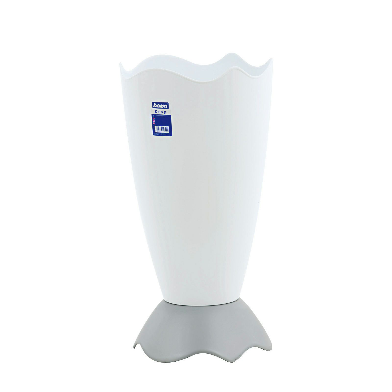 PORTAOMBRELLO IN PLASTICA DROP BIANCO BAMA