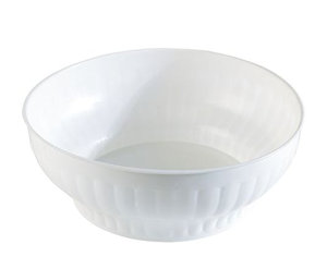 INSALATIERA IN PLASTICA D.18 BIANCA ECOPLAST
