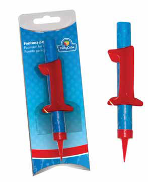 CANDELA PIROTECNICA NUMERALE "1"