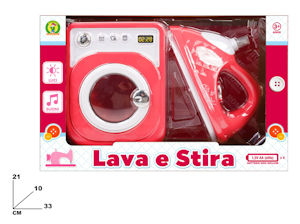 ELETTRODOMESTICO KIT LAVA E STIRA CON LAVATRICE E FERRO DA STIRO MAZ.