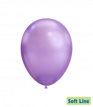 PALLONCINI 12 POLLICI CHROME CM.30 VIOLA 123 CONF.50PZ. SOFT LINE NC