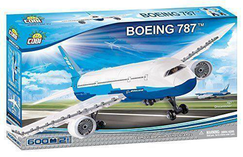 COSTRUZIONI MATTONCINI COBI AEREO BOING 787 600PZ. COMPATIBILI LEGO