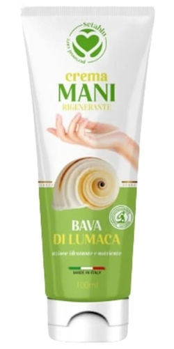CREMA MANI SETABLU RIGENERANTE TUBETTO 100 ML. BAVA DI LUMACA
