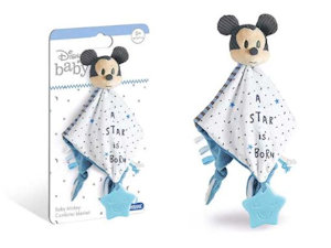BABY PELUCHE COPERTINA MORBIDA MICKEY 0+ MESI 17345 CLEMENTONI