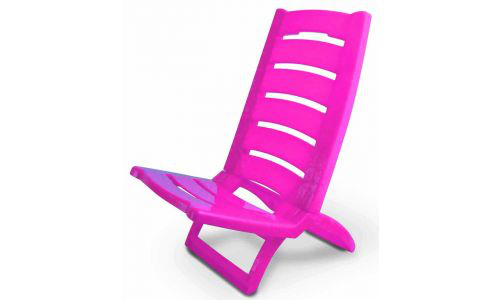 SPIAGGINA IN PLASTICA ADRIATIC CM.37,5 x H.65 MAGENTA