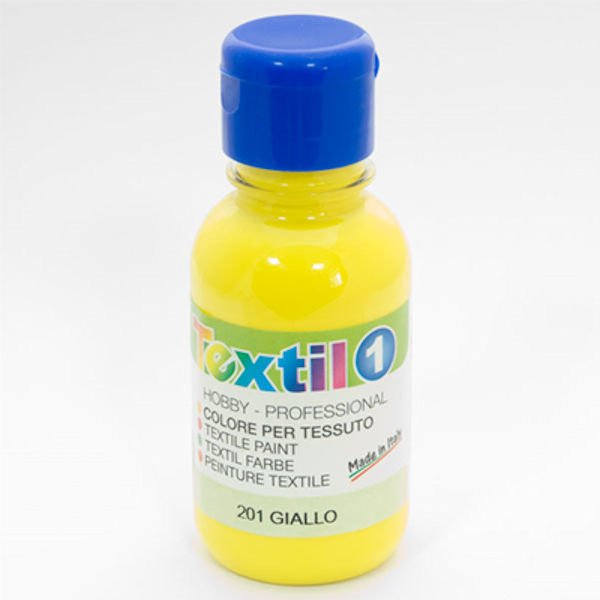 COLORE PER TESSUTO IN FLACONE 125 ML.GIALLO PRIMO