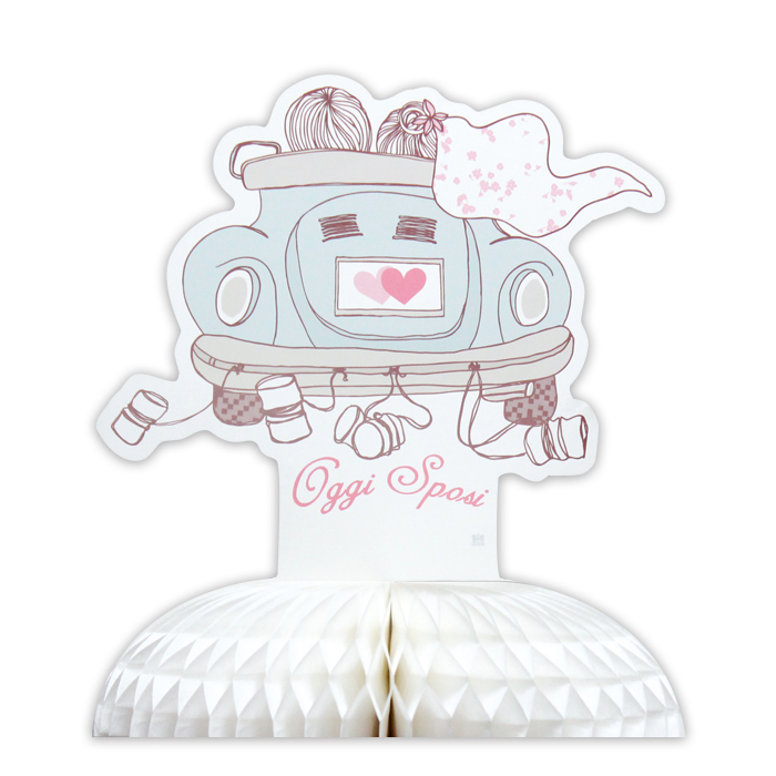 MATRIMONIO CENTROTAVOLA CM.28x32 BIGPARTY